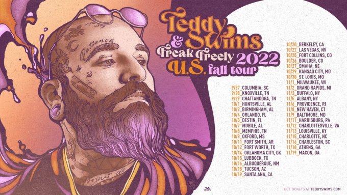 Teddy Swims at Aggie Theatre