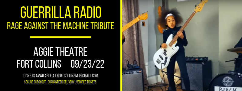 Guerrilla Radio - Rage Against The Machine Tribute at Aggie Theatre