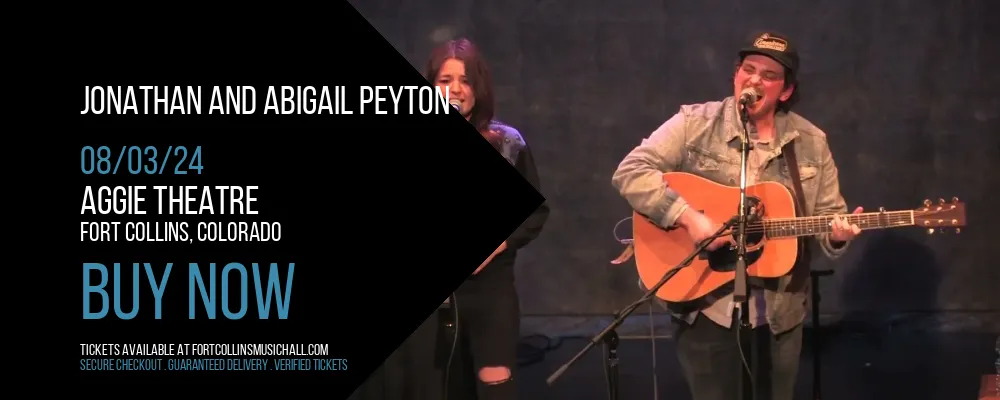 Jonathan and Abigail Peyton at Aggie Theatre