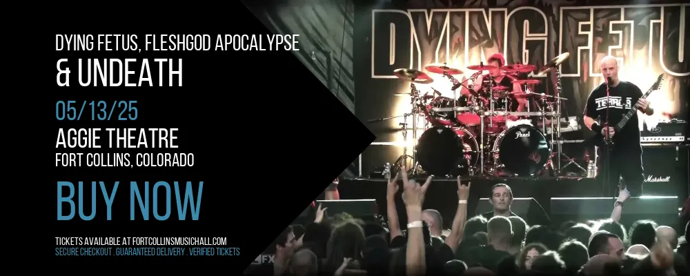 Dying Fetus at Aggie Theatre